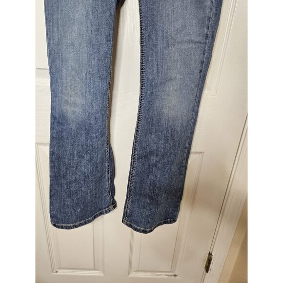 Ariat REAL Denim Icon Straight Womens Blue Jeans Cowgirl Western 29x30 - Picture 3 of 10
